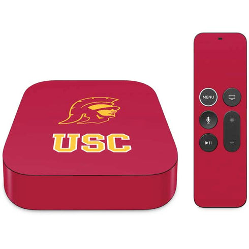 University of Southern California USC Gold Trojan Mascot Apple TV Skin